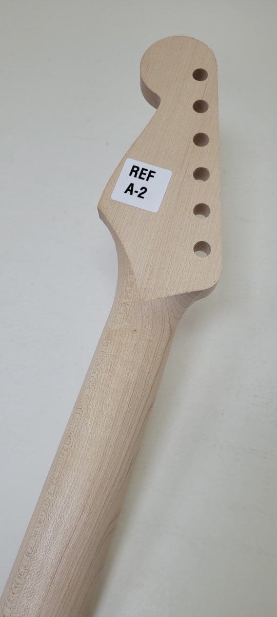 Mastil LB Luthier A-2 Tipo Strato Semi Elaborado de Maple Canadiense Especial6