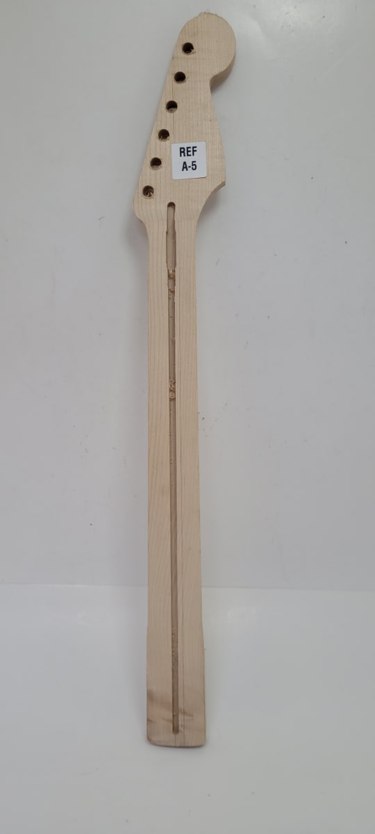 Mastil LB Luthier A-5 Tipo Strato Semi Elaborado de Maple Canadiense Especial7