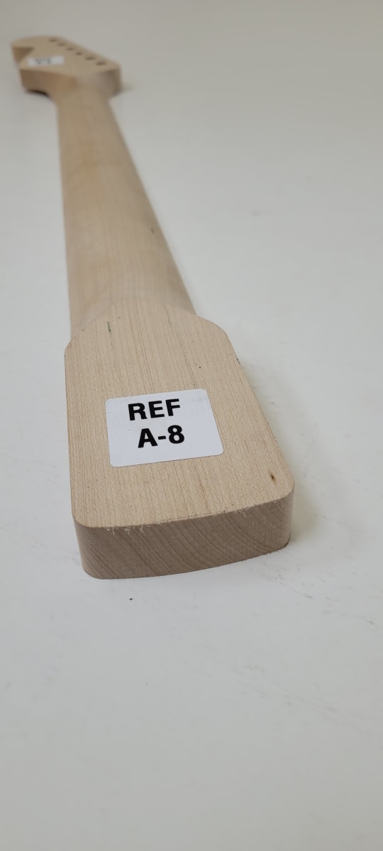 Mastil LB Luthier A-8 Tipo Strato Semi Elaborado de Maple Canadiense Especial4