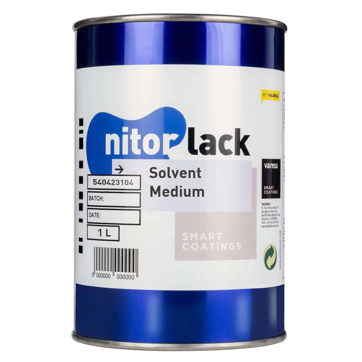 Pack Lacquer Gloss + Primer Incoloro + Solvente Medium Lata 1 lt8