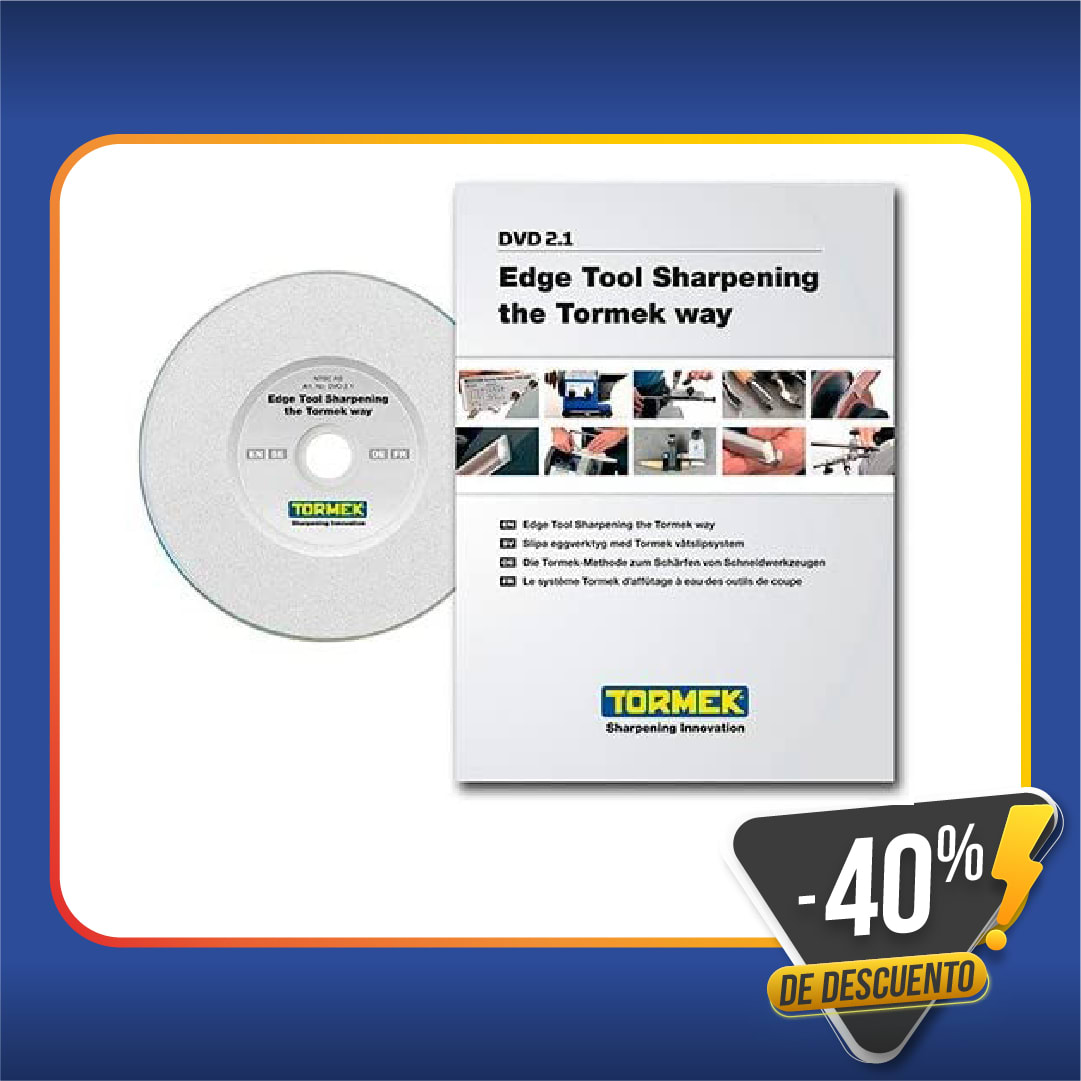 DVD de Instrucciones para Afilado Tormek. Mod: DVD-20 0