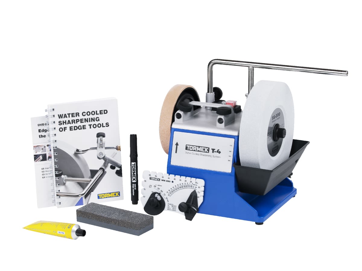 Pack Afiladora Tormek Mod: TORMT4 + Kit de Guias de Afilado HTK-10064