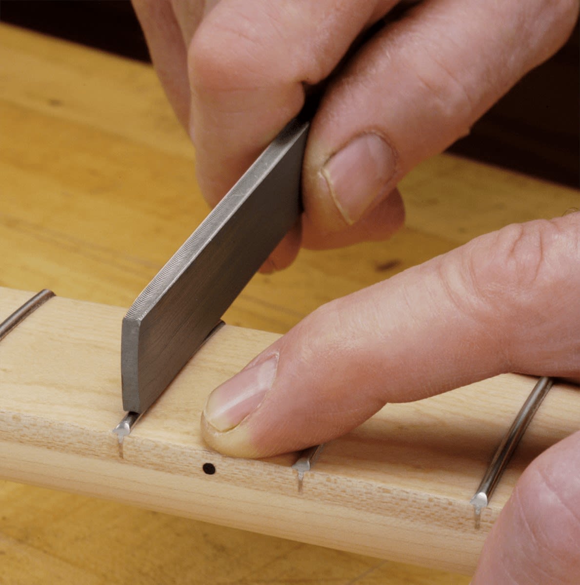 Lima Japonesa para Coronar Trastes Jumbo 3R Mod 5002 Made in Japan2