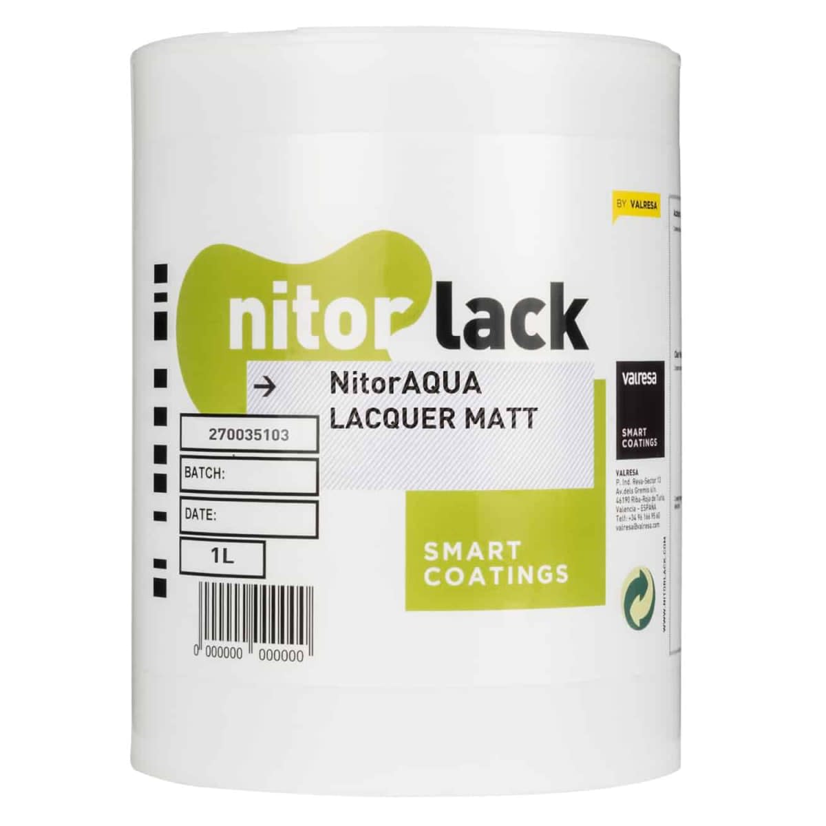 Pack Primer + Lacquer Matt NitorAqua de Nitorlack 1 lt3