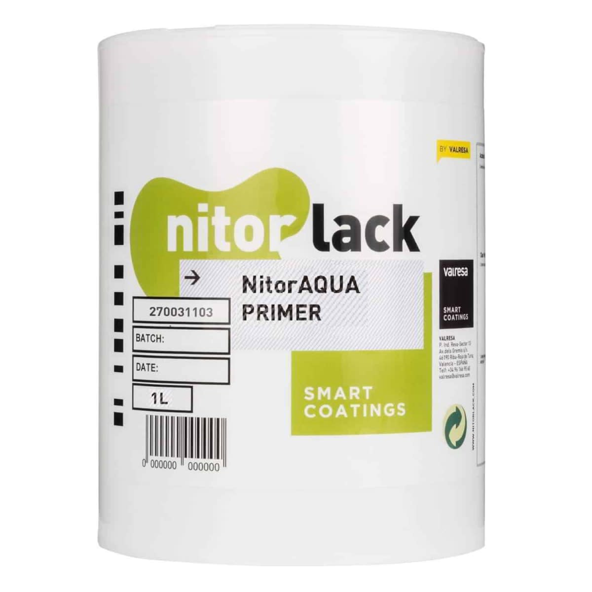 Pack Primer + Lacquer Matt NitorAqua de Nitorlack 1 lt4