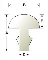 Set de 6 Tiras de 26 cm de Traste Jumbo Low. Corona 2.7 mm2