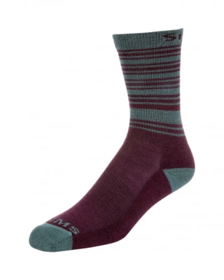 CALCETIN WMS MERINO LIGHTWEIGHT HIKER SOCK GARNET1