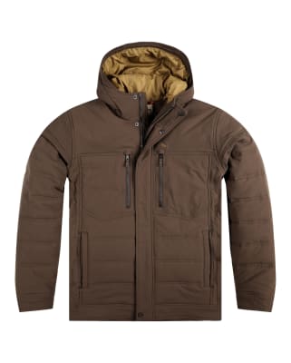 CHAQUETA CARDWELL HOODED JACKET HICKORY