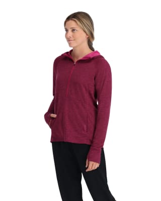 POLERA WMS BUGSTOPPER HOODY FUCHSIA HEATHER