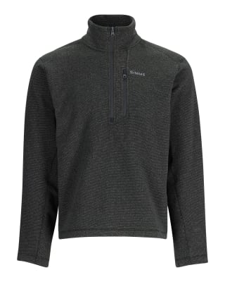 POLAR RIVERSHED HALF ZIP BLACK HEATHER