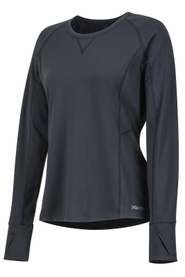 PRIMERA CAPA WMS MIDWEIGHT MEGHAN CREW BLACK