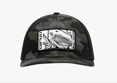 JOCKEY LARGE MOUTH PATCH TRUCKER HAT BLACK CAMO
