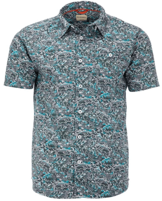 CAMISA TAILOUT SS SHIRT FISH GRASS