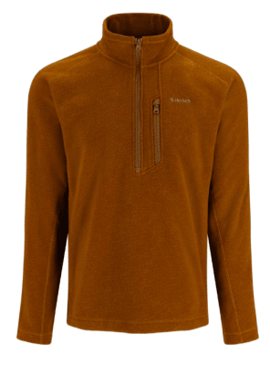 POLAR RIVERSHED HALF ZIP COBIA HEATHER1