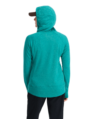 POLERA WMS BUGSTOPPER HOODY BLUEGRASS HEATHER