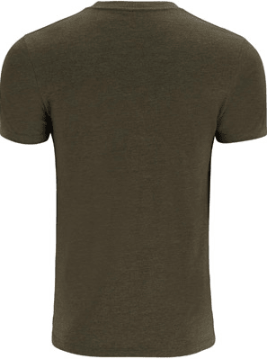 POLERA FLY PATCH T-SHIRT LODEN HEATHER