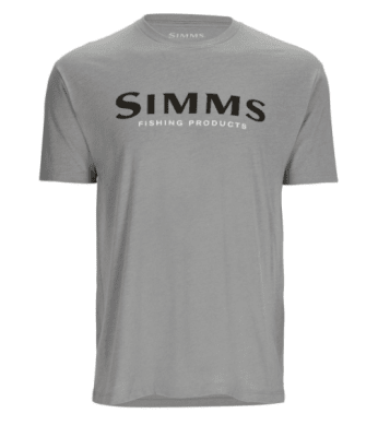 POLERA SIMMS LOGO T-SHIRT CINDER HEATHER