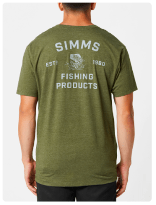 POLERA STACKED LOGO BASS T-SHIRT MILITARY HEATHER