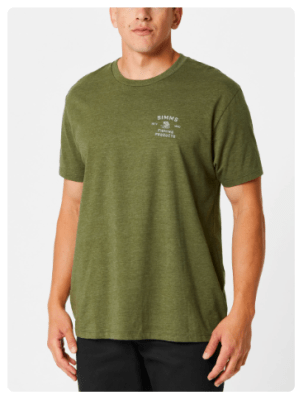 POLERA STACKED LOGO BASS T-SHIRT MILITARY HEATHER1