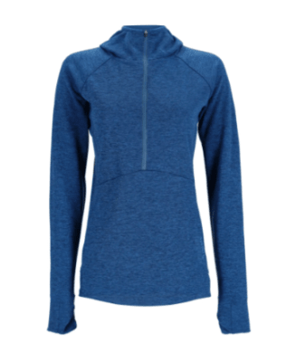 POLERA WMS BUGSTOPPER HOODY SAPPHIRE HEATHER1