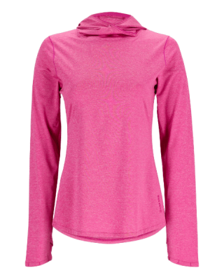 POLERA WMS BUGSTOPPER SOLARFLEX HOODY FUCHSIA HEATHER
