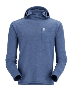 POLERON HENRYS FORK HOODY NAVY HEATHER