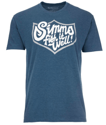 POLERA FISH IT WELL BADGE SAILO BL HEATHER1