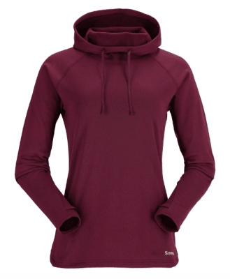 PRIMERA CAPA WMS HEAVYWEIGHT BASELAYER HOODY MULBERRY