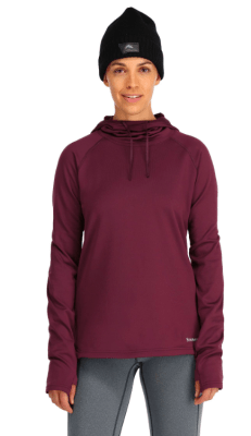 PRIMERA CAPA WMS HEAVYWEIGHT BASELAYER HOODY MULBERRY