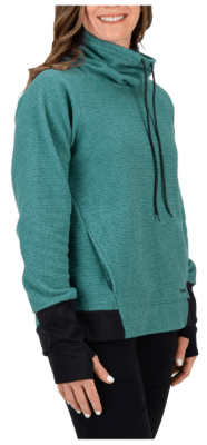 POLERON WMS RIVERSHED SWEATER AVALON TEAL