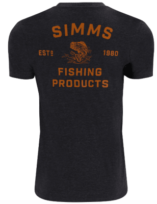 POLERA STACKED LOGO BASS T-SHIRT CHARCOAL HEATHER