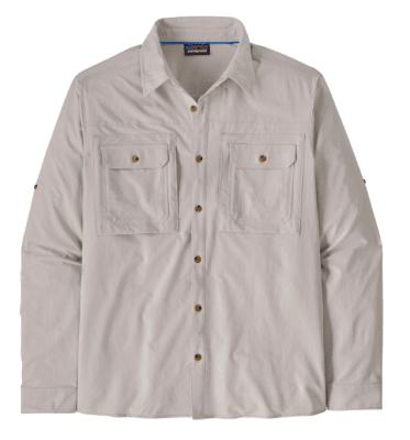 CAMISA LS SELF GUIDED SUN SHIRT CRGY