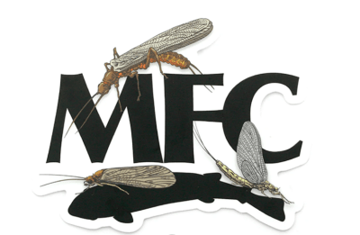 DIE CUT LOGO STICKER INSECT LOGO TRIFECTA 5 IN1