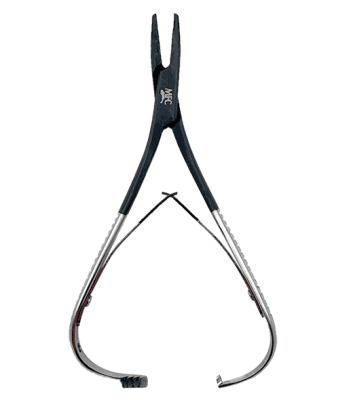 MITTEN SCISSOR CLAMP RIVER STEEL 5 1/2 In