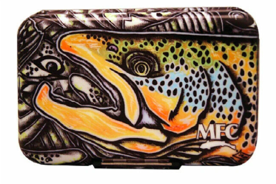 CAJA POLY FLY BOX ESTRADA'S BROWN TROUT