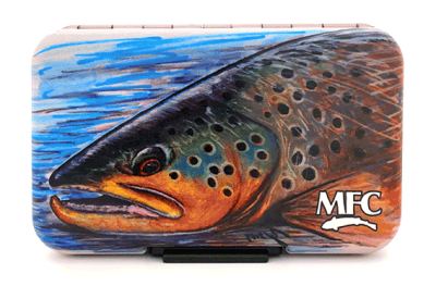 CAJA POLY FLY BOX HALLOCK'S BROWN TROUT1