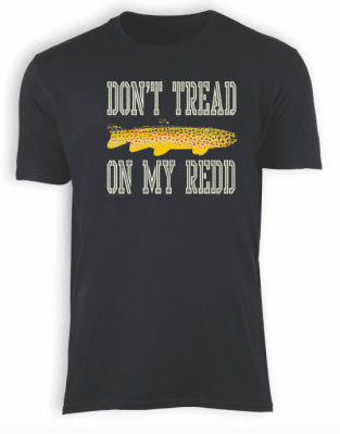 POLERA DON'T TREAD BROWN TROUT BLACK