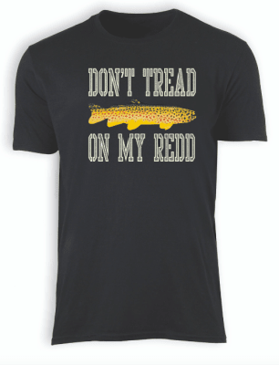 POLERA DON'T TREAD BROWN TROUT BLACK