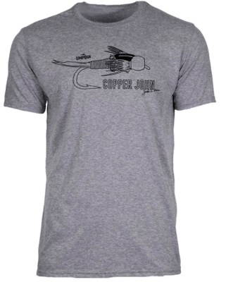 POLERA TEE FLY GUY COPPER JOHN HEATHER