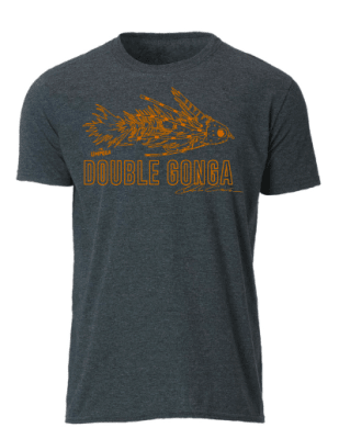 POLERA TEE FLY GUY GONGA DK HEATHER