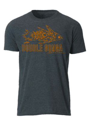 POLERA TEE FLY GUY GONGA DK HEATHER1