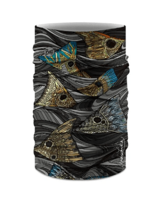 BANDANA COOLNET UV ANDREA LARKO REDFISH TAILS MULTI1