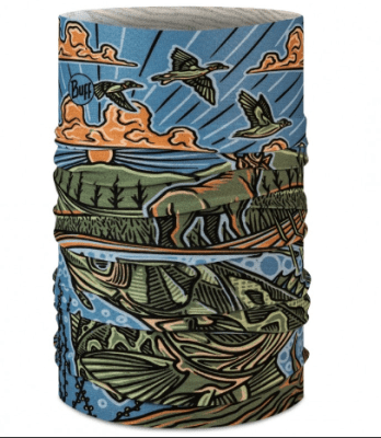 BANDANA COOLNET UV CASEY UNDERWOOD BASS SCAPE MULTI1