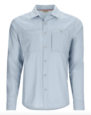 CAMISA CHALLENGER LS SHIRT STEEL BLUE1