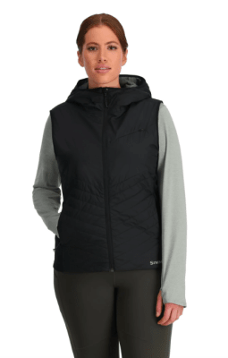 CHAQUETA WMS FALL RUN HYBRID HOODED VEST BLACK