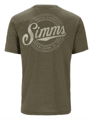 POLERA CIRCLE LOCKUP T-SHIRT MILITARY HEATHER