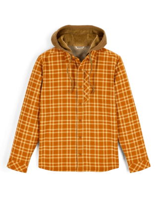 CAMISA COLDWEATHER HOODED SHACKET WAKEMUP PLAID STONEFLY1