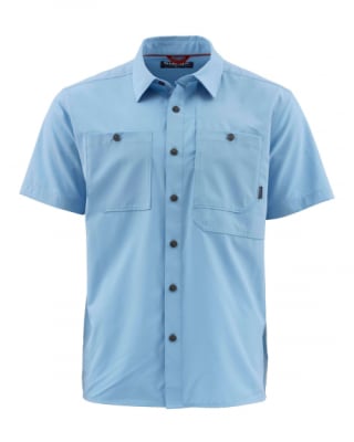 CAMISA DOUBLE HAUL SS FADED DENIM