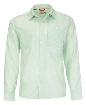 CAMISA DOUBLE HAUL LS SHIRT LT GR TEXTURE WAVE PR1