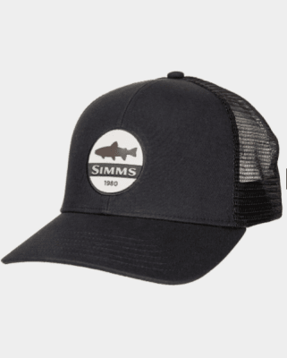 JOCKEY TROUT PATCH TRUCKER BLACK